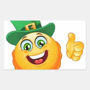 leprechaun emoji rechthoekige sticker