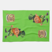 LEPRECHAUN EN POT MET GOUD handdoek (Horizontaal)