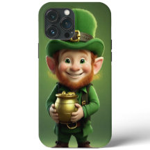 Leprechaun en Pot of Gold iPhone / iPad hoesje