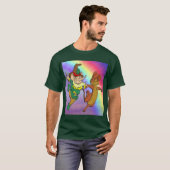 Leprechaun et la danse de la souris avec T-shirt a (Devant entier)