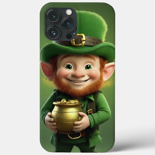 Leprechaun et Pot of Gold iPhone / coque ipad (Verso)