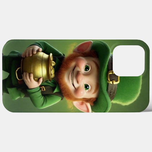 Leprechaun et Pot of Gold iPhone / coque ipad (Verso (horizontal))