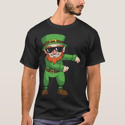 Leprechaun Floss Dance  St Patrick Day T-shirt (Voorkant)