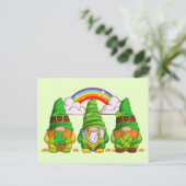 Leprechaun Gnomes Briefkaart (Staand voorkant)