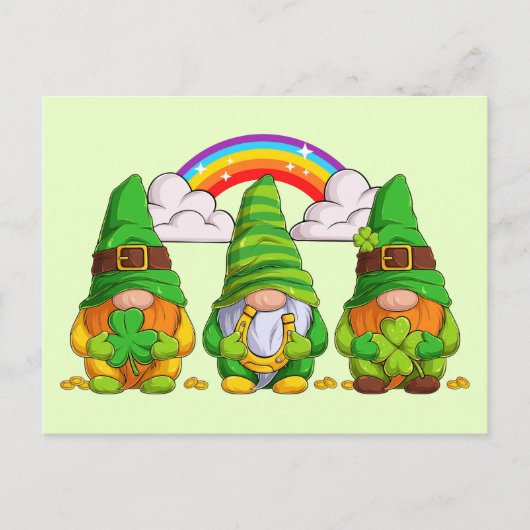 Leprechaun Gnomes Briefkaart (Voorkant)