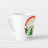 Leprechaun Gold Pot Rainbow St Patrick's Day Latte Mok (Linkerhoek)