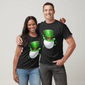 Leprechaun Golfbal Golfer St Patricks Dag Mannen B T-shirt (Unisex)