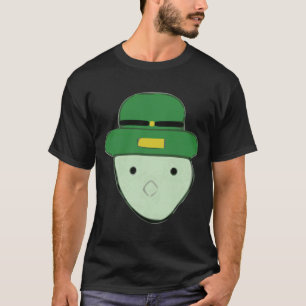 Leprechaun Green Colored Sketch Meme T-shirt
