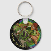 Leprechaun, haal me als de begunstigde het kan. sleutelhanger (Voorkant)