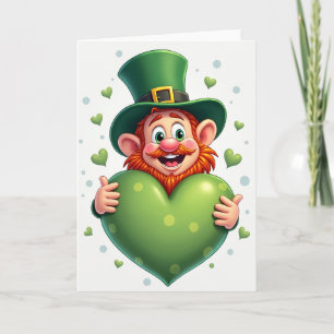 Leprechaun Hartpatroonaankart Kaart