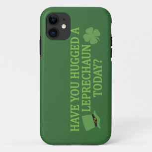 Leprechaun Hug aangepaste iPhone case