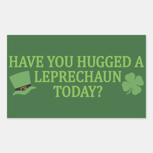 Leprechaun Hug stickers (Voorkant)