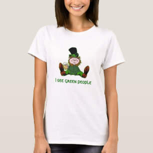 leprechaun, ik zie groene mensen t-shirt