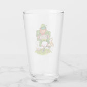 Leprechaun in Green, Happy Saint Patrick's Day Glas (Achterkant)