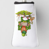 Leprechaun in Green, Happy Saint Patrick's Day Golfheadcover (Draai 90)