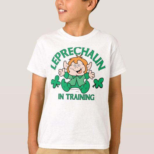 Leprechaun in T-shirt voor training (Voorkant)