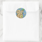 LEPRECHAUN IRISH SQUIRREL, CHALEUREUX STICKERS Feu (Sac)