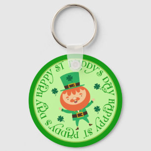 Leprechaun Irish St Paddys Day Lucky Sleutelhanger