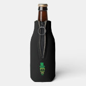 Leprechaun Irish Sugar Skull St Patricks Day Flesjeskoeler (Fles Achterkant)
