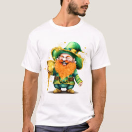 Leprechaun kabouter gelukkig goud grappig Patrick' T-shirt