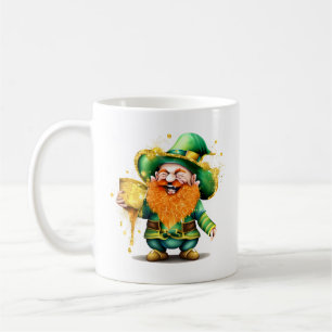 Leprechaun kabouter gouden mok gelukkige mystieke
