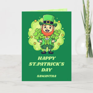 Leprechaun Liefde St. Patrick's Dag Kaart