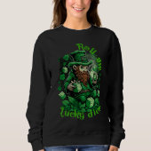Leprechaun lucky dice casino St Patricks day Trui (Voorkant)
