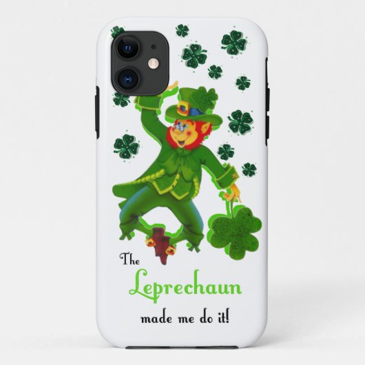 Leprechaun maakte me iPhone Case (Achterkant)