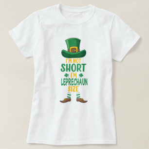 Leprechaun maat niet kort St Patrick's Day T-shirt