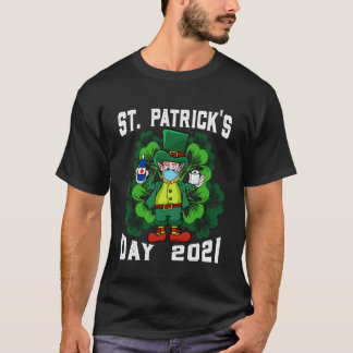 Leprechaun Masker Toiletpapier St. Patrick's Day Q T-shirt