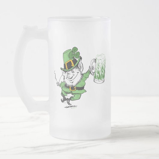 Leprechaun met Bier Mokken (Links)