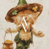 Leprechaun met Pot of Gold Painting St Patrick's Poster