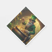 Leprechaun papier servet (Hoek)
