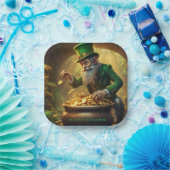 Leprechaun Papieren Bordje (Feest)