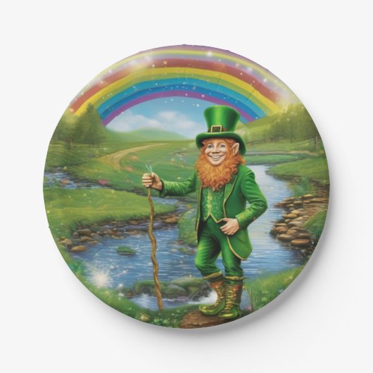 Leprechaun Papieren Bordje (Voorkant)