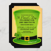 Leprechaun Pet St. Patricks Day Party Kaart (Voorkant / Achterkant)