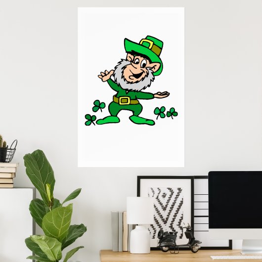 Leprechaun Poster (Thuiskantoor)