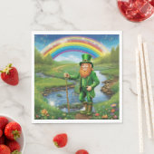 Leprechaun Rainbow Servet (Insitu)