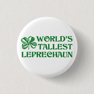 Leprechaun Ronde Button 3,2 Cm