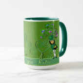 Leprechaun Shamrock Mok (Voorkant rechts)