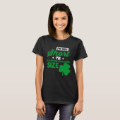 Leprechaun Short Person St Patricks Day Drinking T-shirt (Voorkant volledig)