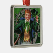 Leprechaun-sieraad Metalen Ornament (Rechts)