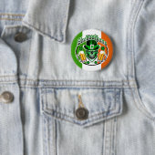 Leprechaun Skull: Shenanigans 3 Ronde Button 5,7 Cm (In situ)