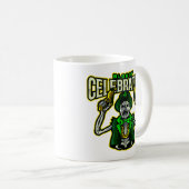 Leprechaun squelette de célébration sanglante Mug (Devant droit)