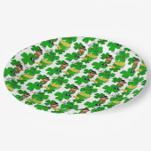 Leprechaun, St. Patrick's Day, Paper Borden 9" Papieren Bordje (Gekanteld)