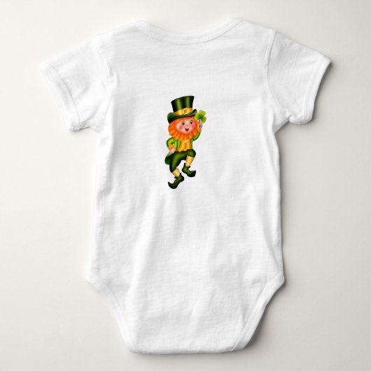 Leprechaun St Patrick's Day Romper (Achterkant)