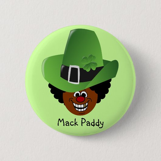 Leprechaun uit St. Patrick's Day Ronde Button 5,7 Cm (Voorkant)