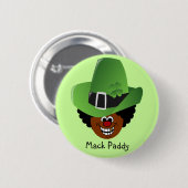 Leprechaun uit St. Patrick's Day Ronde Button 5,7 Cm (Voorkant /achterkant)