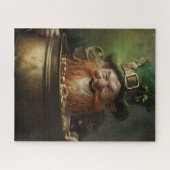 leprechaun vindt de pot van de gouden puzzel legpuzzel (Horizontaal)
