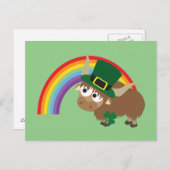 Leprechaun Yak Briefkaart (Voorkant / Achterkant)